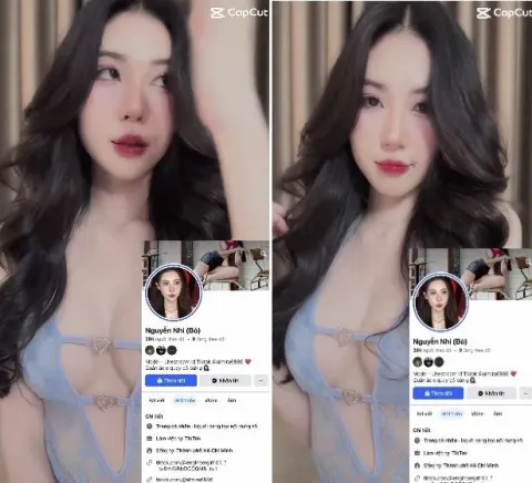 Poster of Clip nóng Nguyễn Nhi TikTok vóc dáng sexy lồn đẹp