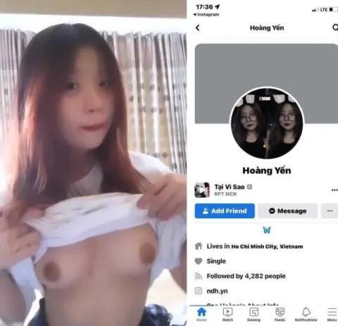 Poster of Hoàng Yến bị tung phim sex quyến rũ