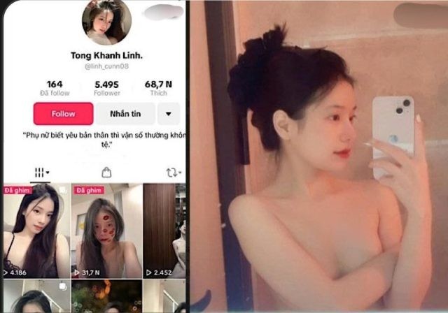 Tống Khánh Linh lộ clip nóng địt nhau sướng